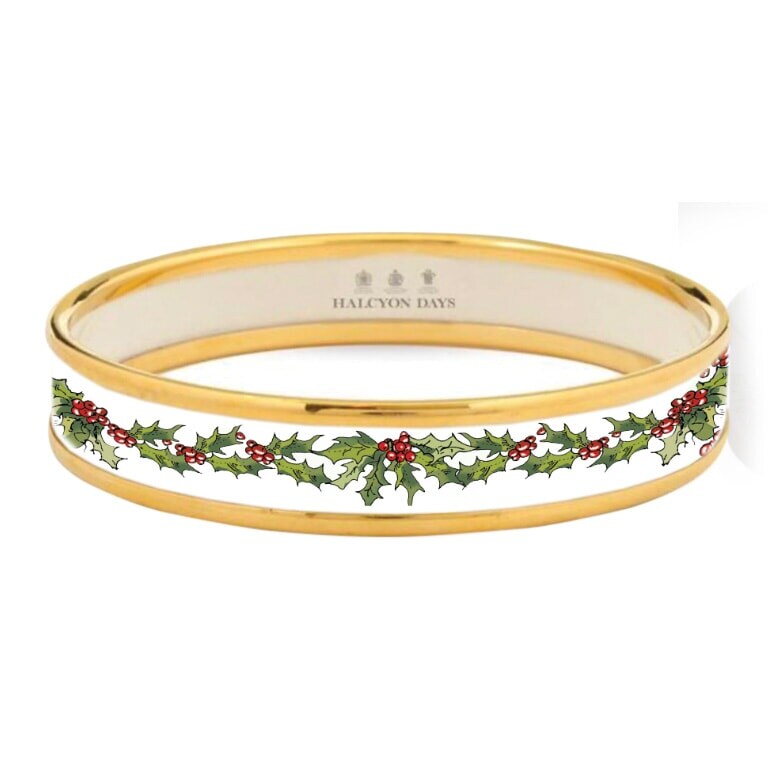 Halcyon Days Christmas Bangles